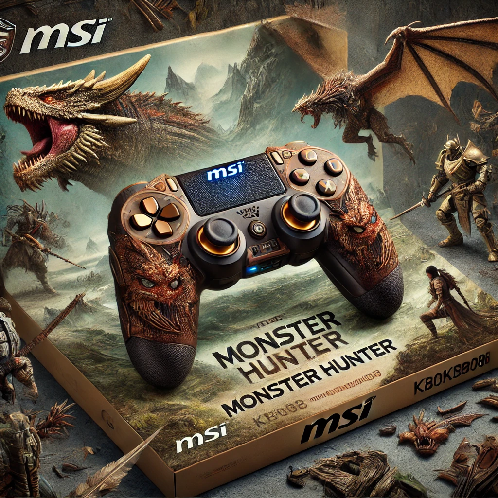 モンハンファン必見。ゲームの世界をさらに深く楽しむMSI x モンハンのコラボコントローラー「MSI FORCE GC30 MONSTER HUNTER EDITION ゲームパッド コントローラー モンスターハンターコラボレーションモデル KB0808」という商品について詳しく紹介。