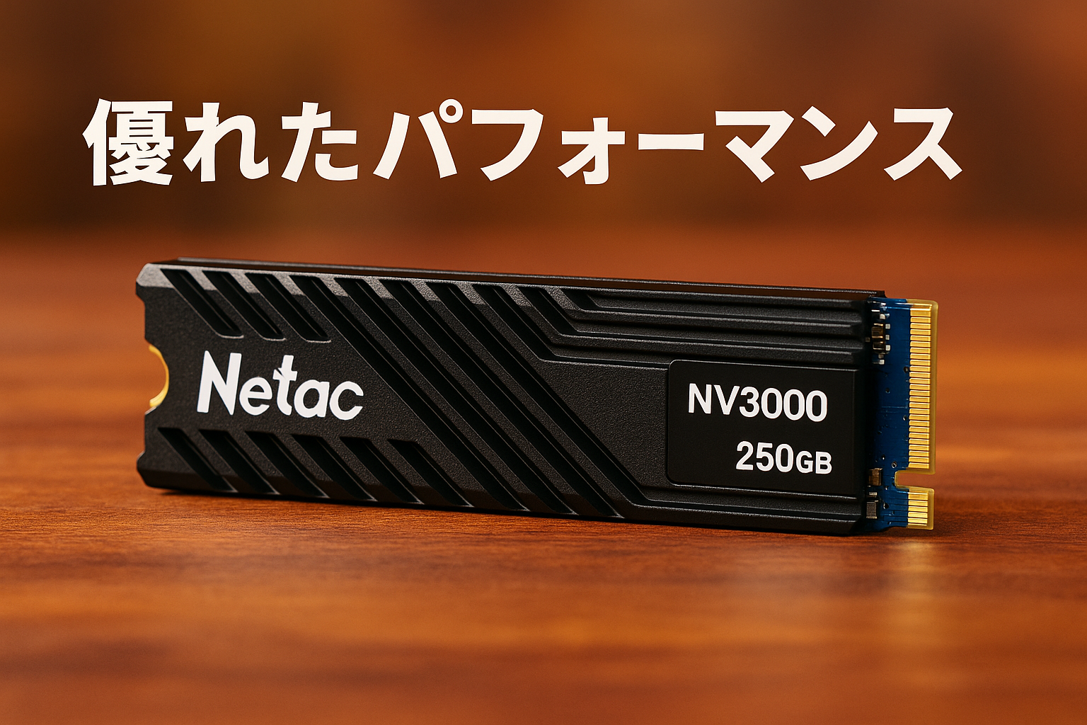 Netac M.2 SSD 250GB （ヒートシンク付 / 5年保証 ） PCIe Gen3.0x4 NVME1.4 最大3,300MB/秒 （ 3D Nand採用 ） SSD デスクトップ - NV3000 内蔵型SSD 静音性・低消費電力・耐振動・耐衝撃性