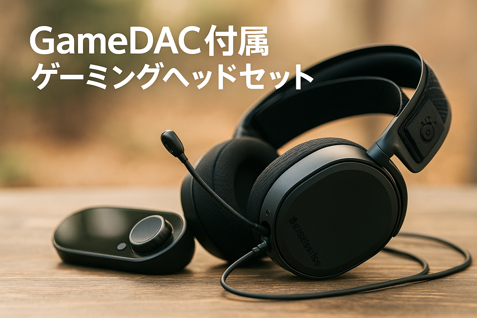Game Dac付属 SteelSeries ゲーミングヘッドセット Arctis Pro + Game DAC 有線 ブラック ハイレゾ MixAmp PC PS4 PS5 対応 61453