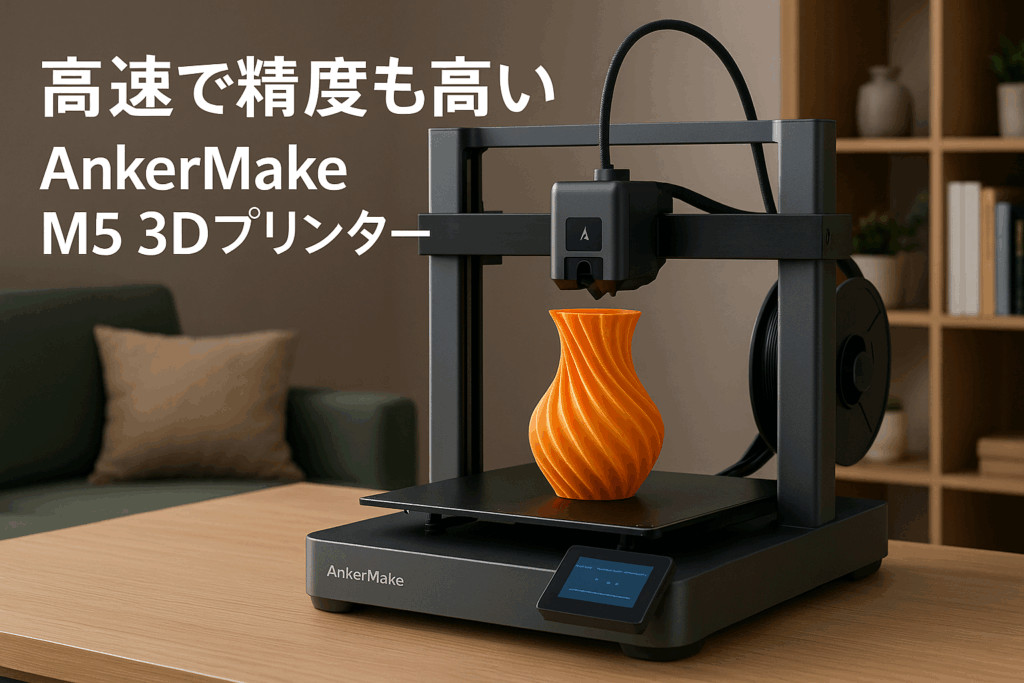 AnkerMake M5 3Dプリンター 高速プリント 最大移動速度500mm/s 高精度 オートレベリング AIカメラ タッチスクリーン 簡単設置 DIY
