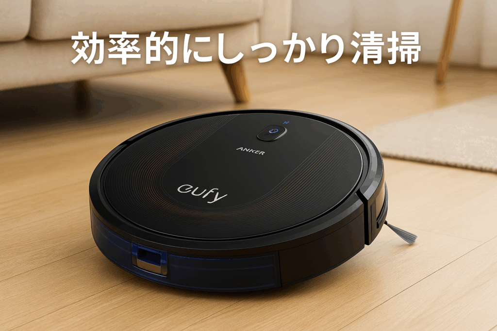 Anker Eufy (ユーフィ) RoboVac G30 Hybrid (ロボット掃除機) 【スマート・ダイナミック・ナビゲーション 2.0 / 2-in-1 吸引・水拭き両用/Wi-Fi対応/超薄型/強力吸引/自動充電/BoostIQ搭載/境界線テープ対応/効率的な清掃/スマート機能】ブラック