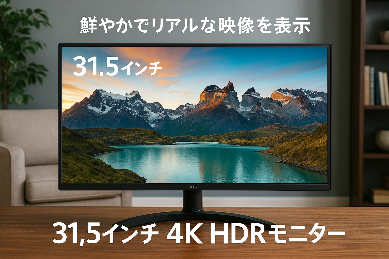 LG モニター ディスプレイ 32UR500K-B 31.5インチ / VA / 4K (3840×2160) / HDR10 / DCI-P3 90% / アンチグレア/ブルーライト低減、フリッカーセーフ機能 / 5W+5Wスピーカー / HDMI×2、DisplayPort/チルト調整対応 / 3年安心・無輝点保証