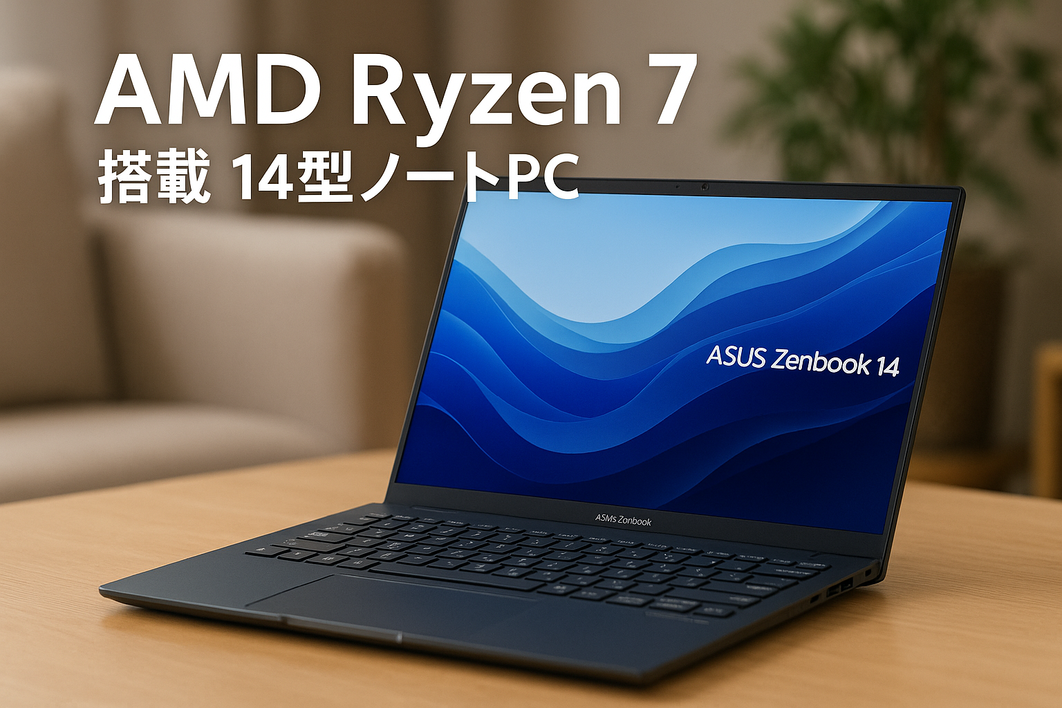 ASUS ノートパソコン Zenbook 14 UM3402YA 14型 AMD Ryzen 7 7730U メモリ16GB SSD 1TB Windows 11 重量約1.39kg Wi-Fi 6E Webカメラ内蔵 Type-C給電対応 イルミネートキーボード カードリーダー UM3402YA-KP847W