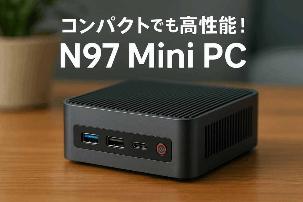 ミニpc n97 第12世代 n97 mini pc 最大3.6GHz 【N150より速い】 小型pc Windows11 Pro 8GB 256GB SSD 2TBまで拡大可 ミニパソコン 高速放熱 4K＠60Hz 2画面出力 静音性HDMI2.0/DP1.4/USB3.2/2.0 高速WiFi5 BT4.2 有線LAN 軽量省スペースpc 省電力