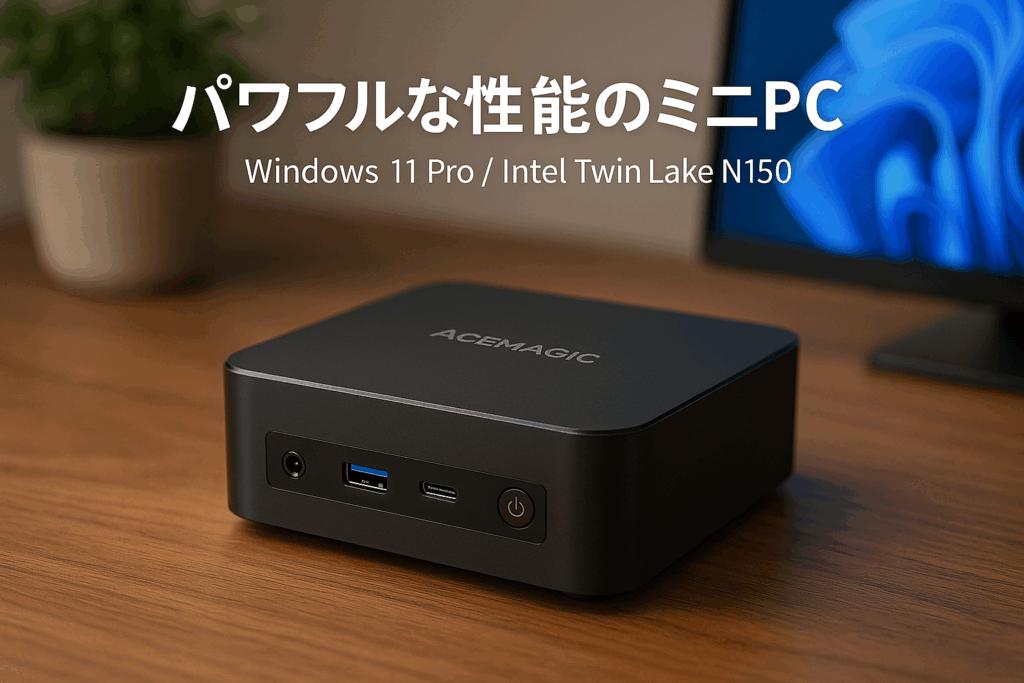 ミニPC Intel Twin Lake N150初登場 mini pc 2025年新型最大3.60GHz ACEMAGIC Vista Mini V1 ミニpc 8GB DDR4 256GB SSD 小型pc 4C4T パワフル動作 2画面4K@60Hz ミニパソコン Windows11 Pro 高速放熱静音性 HDMI2.0/DP/USB3.2/LANポートWiFi5/BT4.2VESA対応