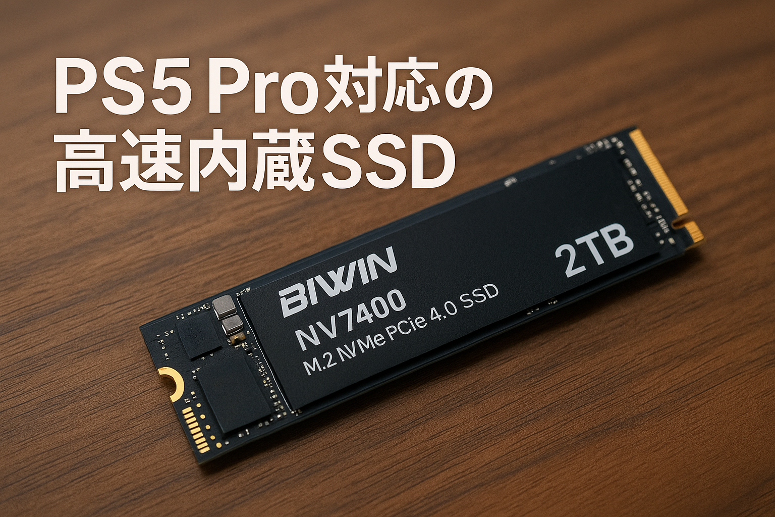 Biwin NV7400 2TB SSD NVMe2.0 M.2 Type 2280 PCIe Gen4×4 最大読込：7450MB/s (R:7450MB/s、W:6500MB/s) 内蔵SSD 高耐久 PS5/PS5 Pro動作確認済み メーカー5年保証