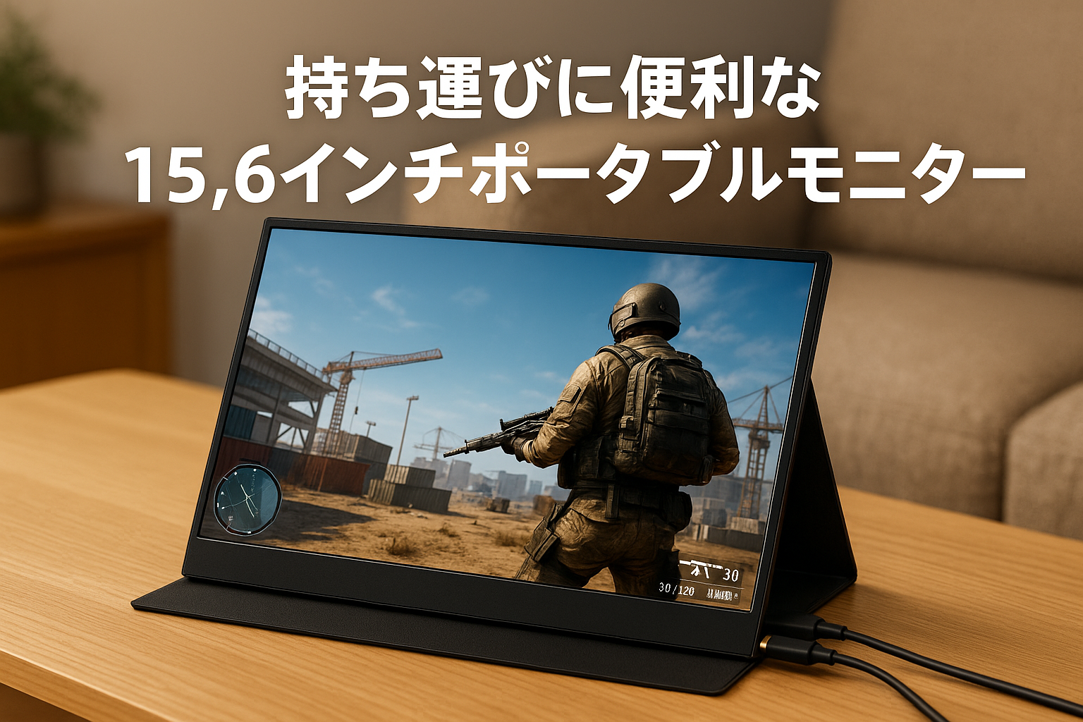 CUIUIC モバイルモニター 15.6インチ モバイルディスプレイ ポータブルモニター 1080P ゲーミングモニター スイッチ用 非光沢IPSパネル 1920x1080 FHD モニター 持ち運び 軽量 薄型 スピーカー内蔵 標準HD/USB-A/Type-C/mini HDMI端子 ブラック 156DM2