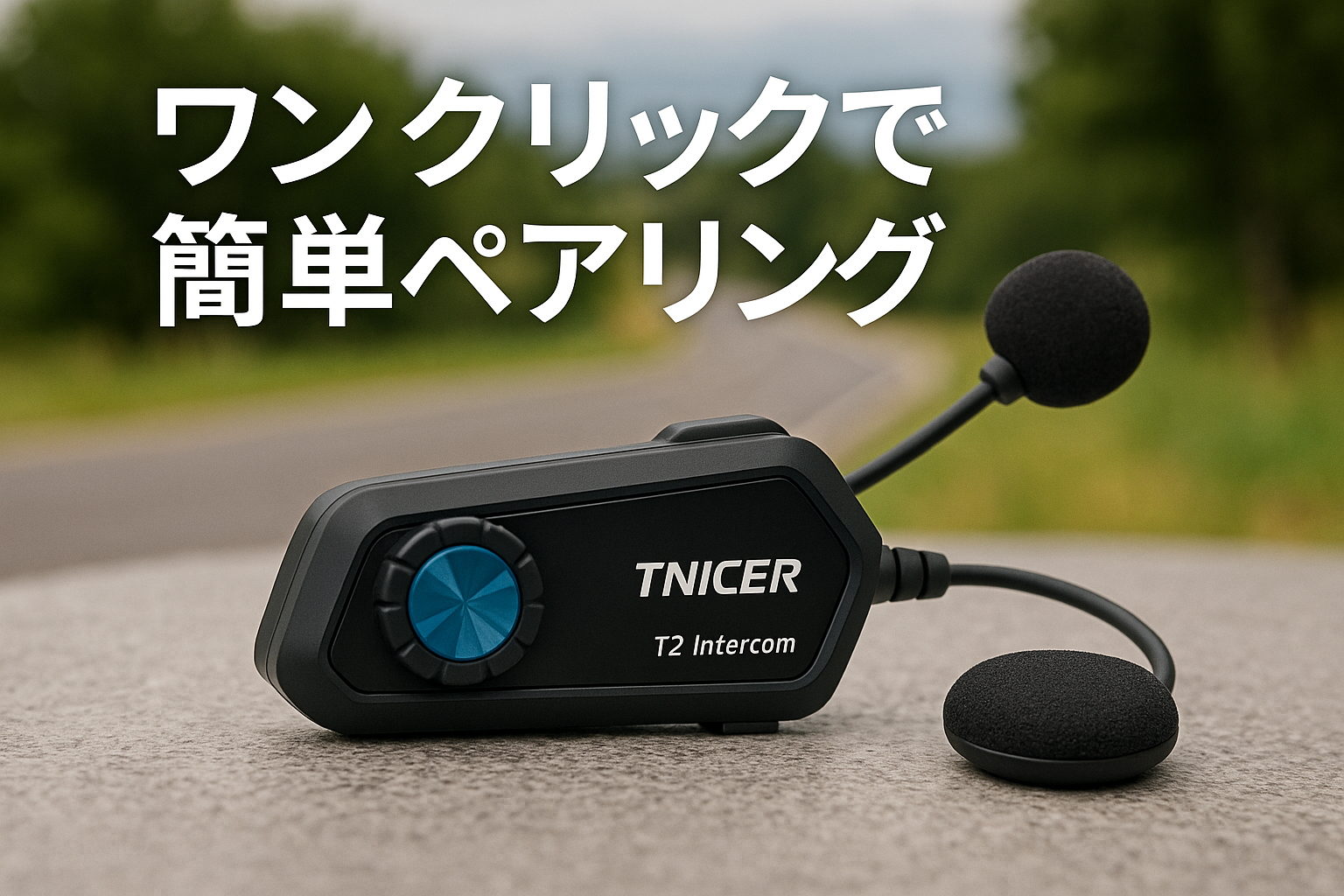 TNICER バイク インカム T2インカム Bluetooth5.2 インカムバイク用通信機器 6人同時通話 ワンクリックで自動ペアリング 25時間連続使用 通信距離1000m 自動通信回復 日本語音声ガイダンス 他ブランドのインカムと接続可能 音楽共有 防水規格IP67 インカム 付属品完備 日本語説明書付き TELEC技術基準適合証明付き(黒色-1台)