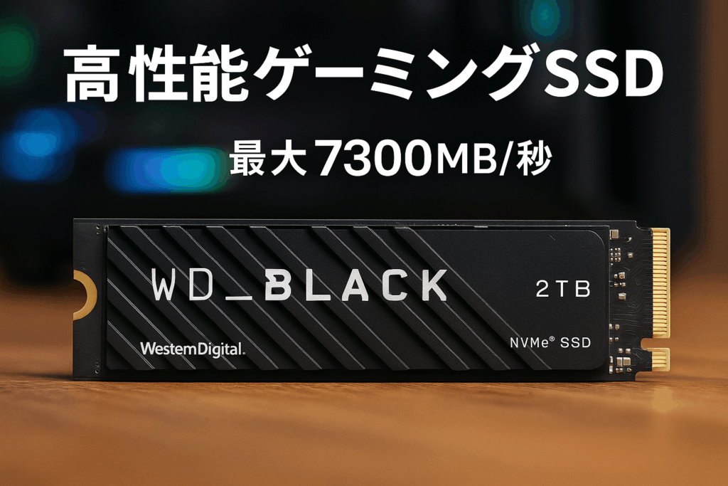 Western Digital ウエスタンデジタル WD BLACK M.2 SSD 内蔵 2TB NVMe PCIe Gen4 x4 (読取り最大 7300MB/s 書込み最大 6600MB/s) ゲーミング PC WDS200T2X0E-EC SN850X 【国内正規取扱代理店】