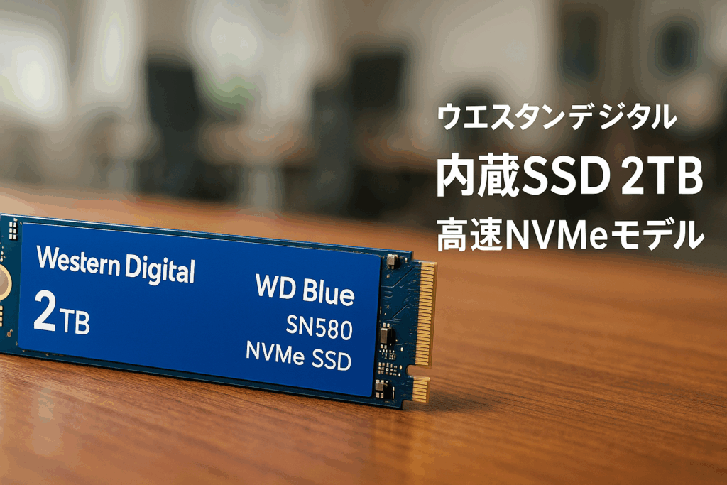 Western Digital ウエスタンデジタル 内蔵SSD 2TB WD Blue SN580 (読取り最大 4,150MB/秒) M.2-2280 NVMe WDS200T3B0E-EC 【国内正規代理店品】