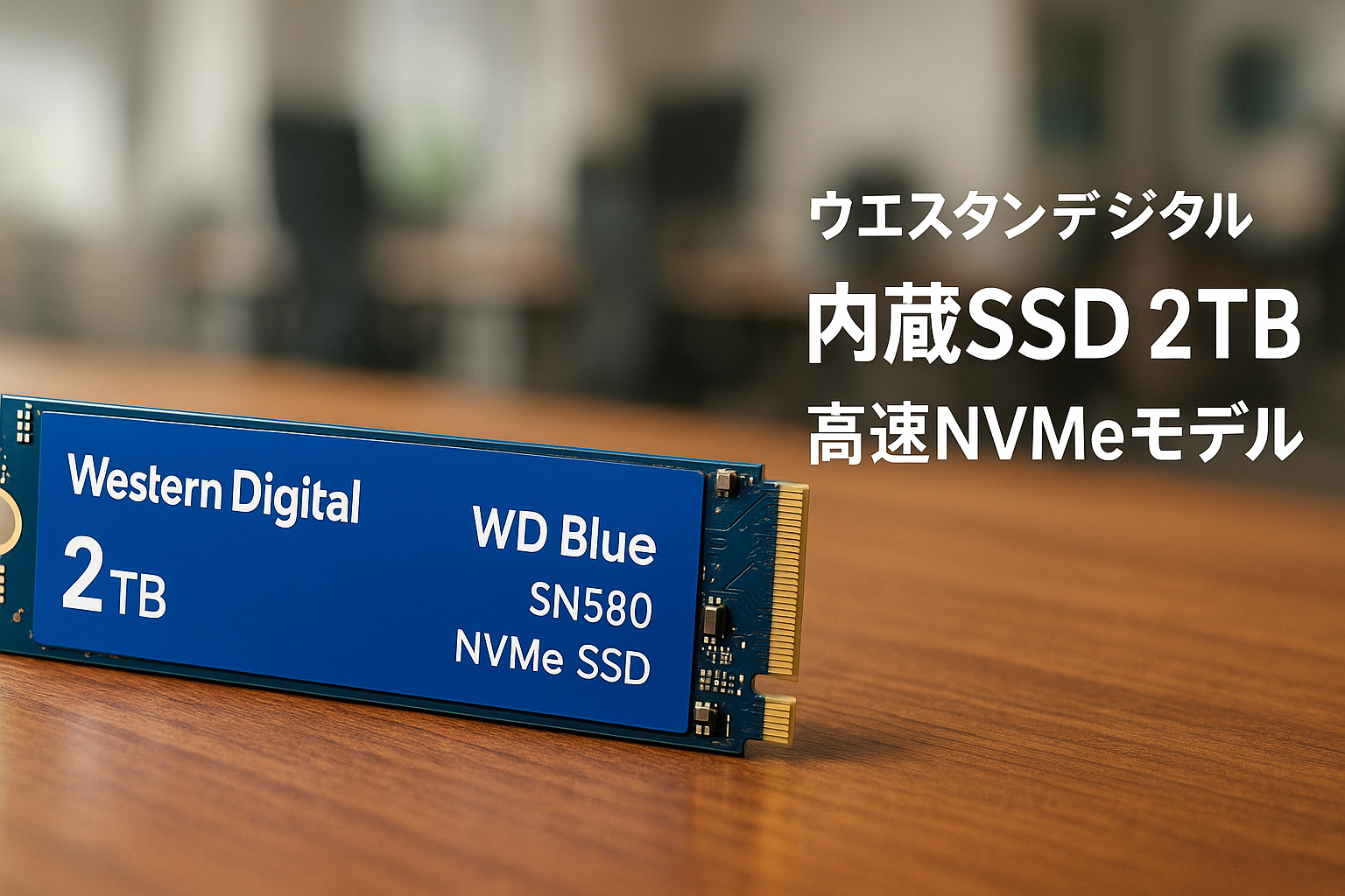 Western Digital ウエスタンデジタル 内蔵SSD 2TB WD Blue SN580 (読取り最大 4,150MB/秒) M.2-2280 NVMe WDS200T3B0E-EC 【国内正規代理店品】