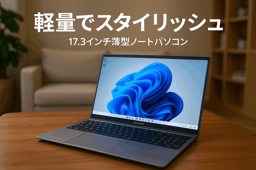 ACEMAGIC ノートパソコン N97 ノートPC 17.3インチ インテルN97(N100より速い)最大3.6GHz 16GBメモリ 512GB SSD 2024新版 Windows 11 パソコン ノート IPS広視野角 フルHD液晶 軽くて薄い Laptop 6000mAh大容量バッテリー Type-C USB3.2 カメラ内蔵 2.4G/5GWi-Fi BT5.0 AX17ノートパソコン