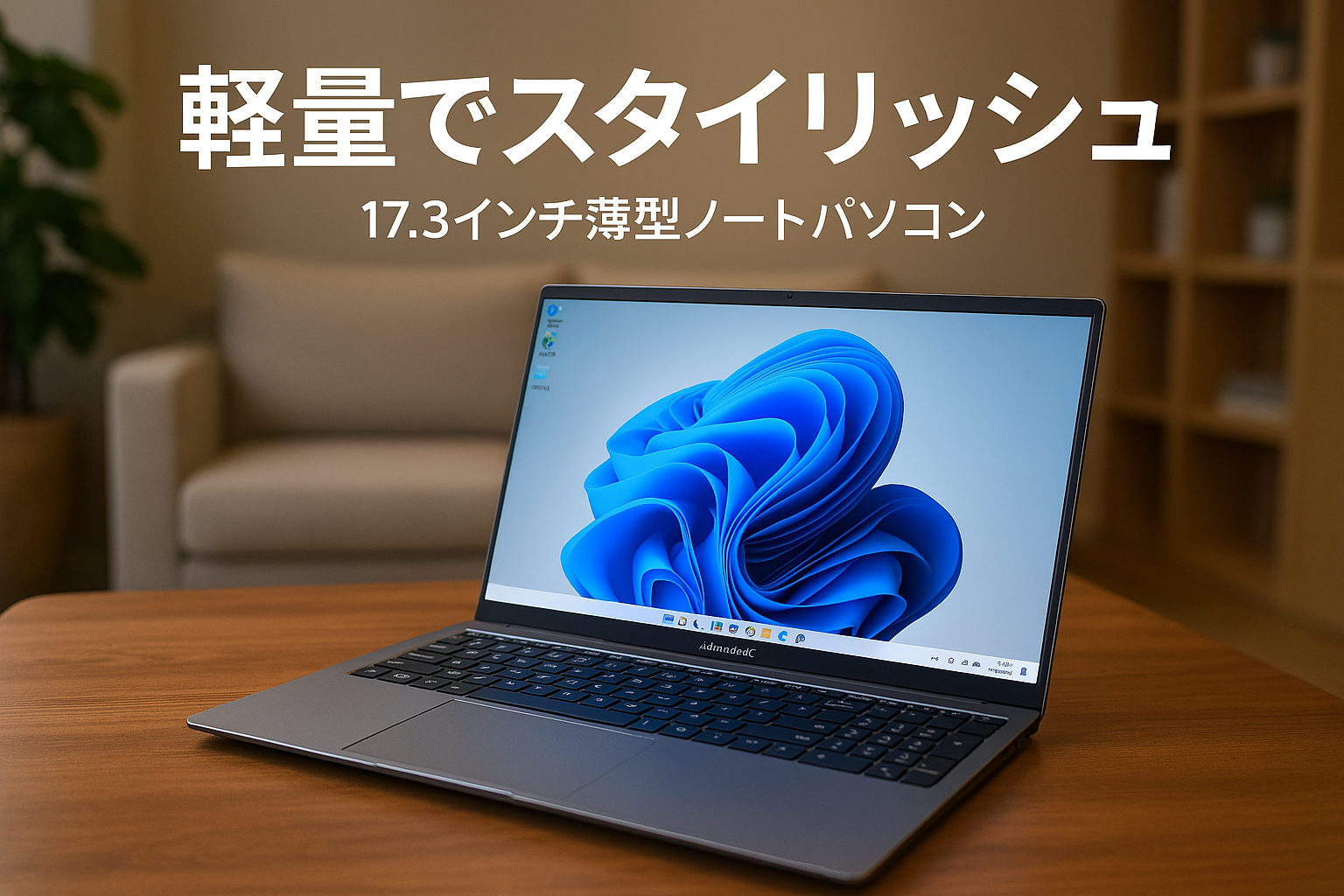 ACEMAGIC ノートパソコン N97 ノートPC 17.3インチ インテルN97（N100より速い）最大3.6GHz 16GBメモリ 512GB SSD 2024新版 Windows 11 パソコン ノート IPS広視野角 フルHD液晶 軽くて薄い Laptop 6000mAh大容量バッテリー Type-C USB3.2 カメラ内蔵 2.4G/5GWi-Fi BT5.0 AX17ノートパソコン