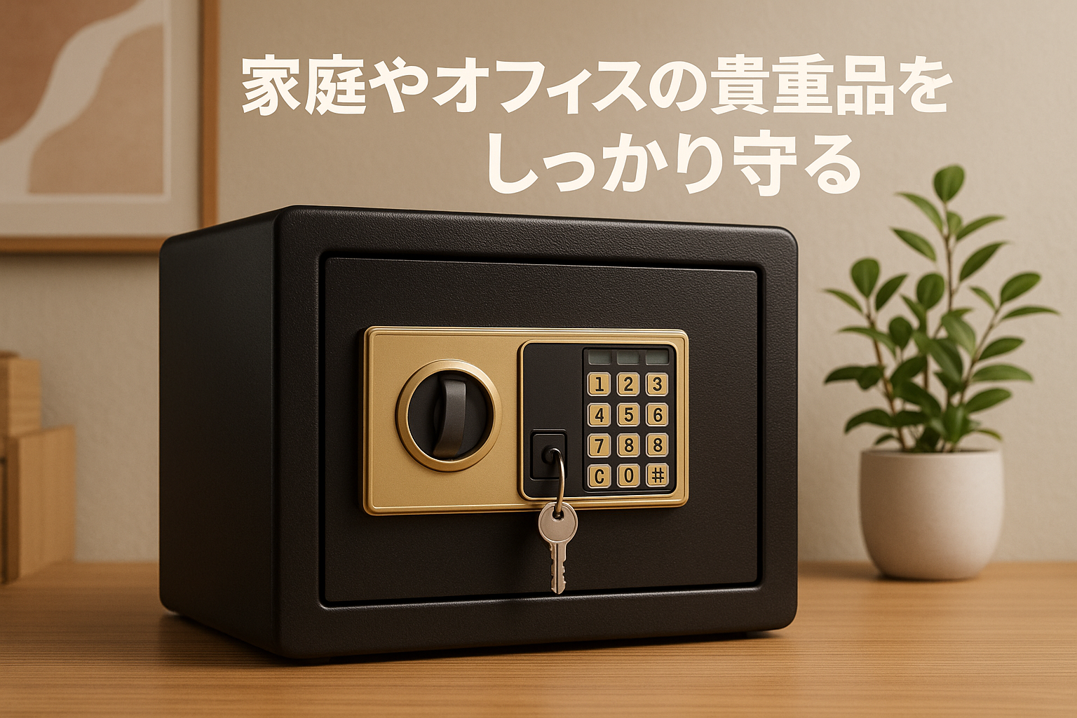 WASJOYE 金庫 家庭用金庫 セキュリティホーム金庫 キャビネット 耐火 金庫 デジタルキーパッド付き テンキー式 電子金庫 防犯金庫 家庭用 店舗用 保管庫 警報アラーム付き 鍵付き (32.0L)