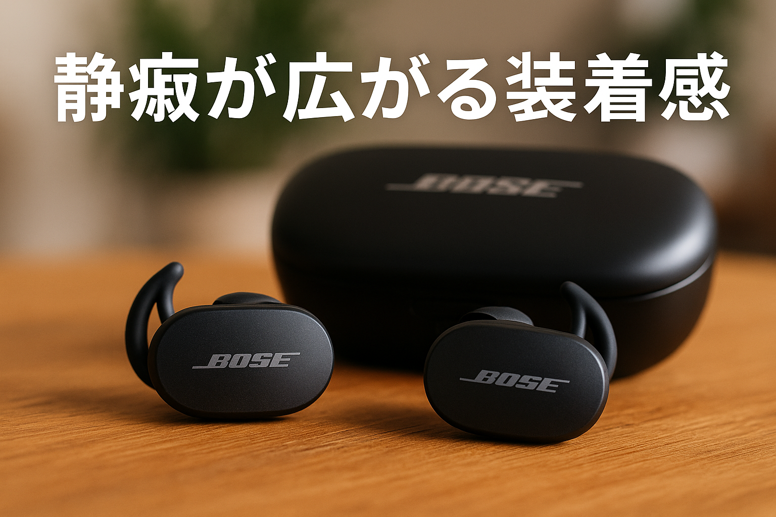 Bose QuietComfort Earbuds 完全ワイヤレス アクティブ ノイズキャンセリング イヤホン Bluetooth接続 最長8.5時間連続再生 急速充電 ブラック