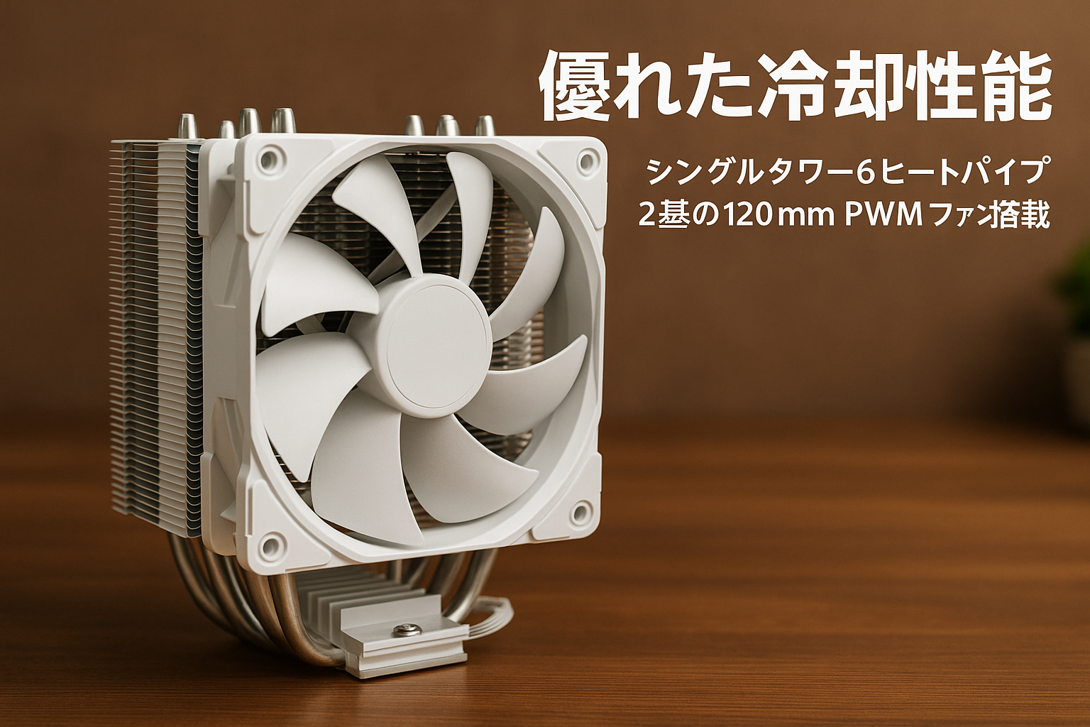 PCCOOLER CPS RZ620 WH CPU冷却器265W TDP CPUエア冷却器シングルタワー6ヒートパイプCPU冷却システム、2Pcs CPUエア冷却器F5 R120 120mmファンPWM静音3モード2200RPM,86.73 CFM強風量 ノイズ32dBA ファン付き、Intel LGA 115X/1200/1700、AMD AM4/AM5の簡易エア冷却器に適用,ホワイト