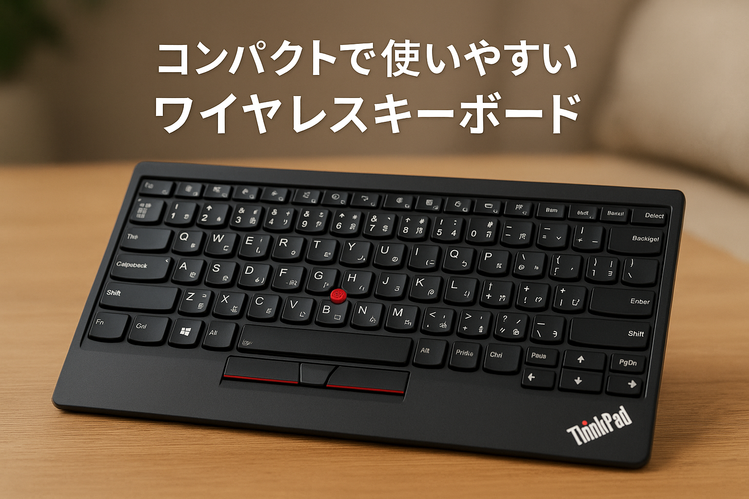 Lenovo ThinkPad トラックポイント キーボード II - 日本語 ワイヤレス接続 Bluetooth接続 トラックポイント搭載 シザーリフトキー バッテリー内蔵 コンパクト ThinkPad ThinkBook ThinkCentre Android 4Y40X49522