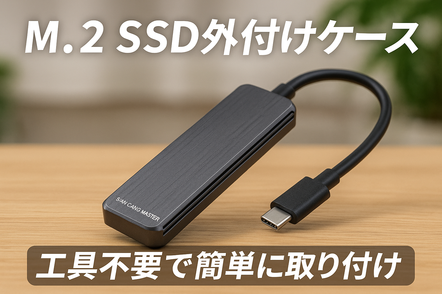SAN ZANG MASTER M.2 SSD 外付けケース 工具不要 NVMe/SATA両対応 M2 SSD ケース USB3.2 Gen2接続 10Gbps高速転送 アルミケース SSD M.2 ケース UASP対応 2230/2242/2260/2280 M key/B+M key SSD対応