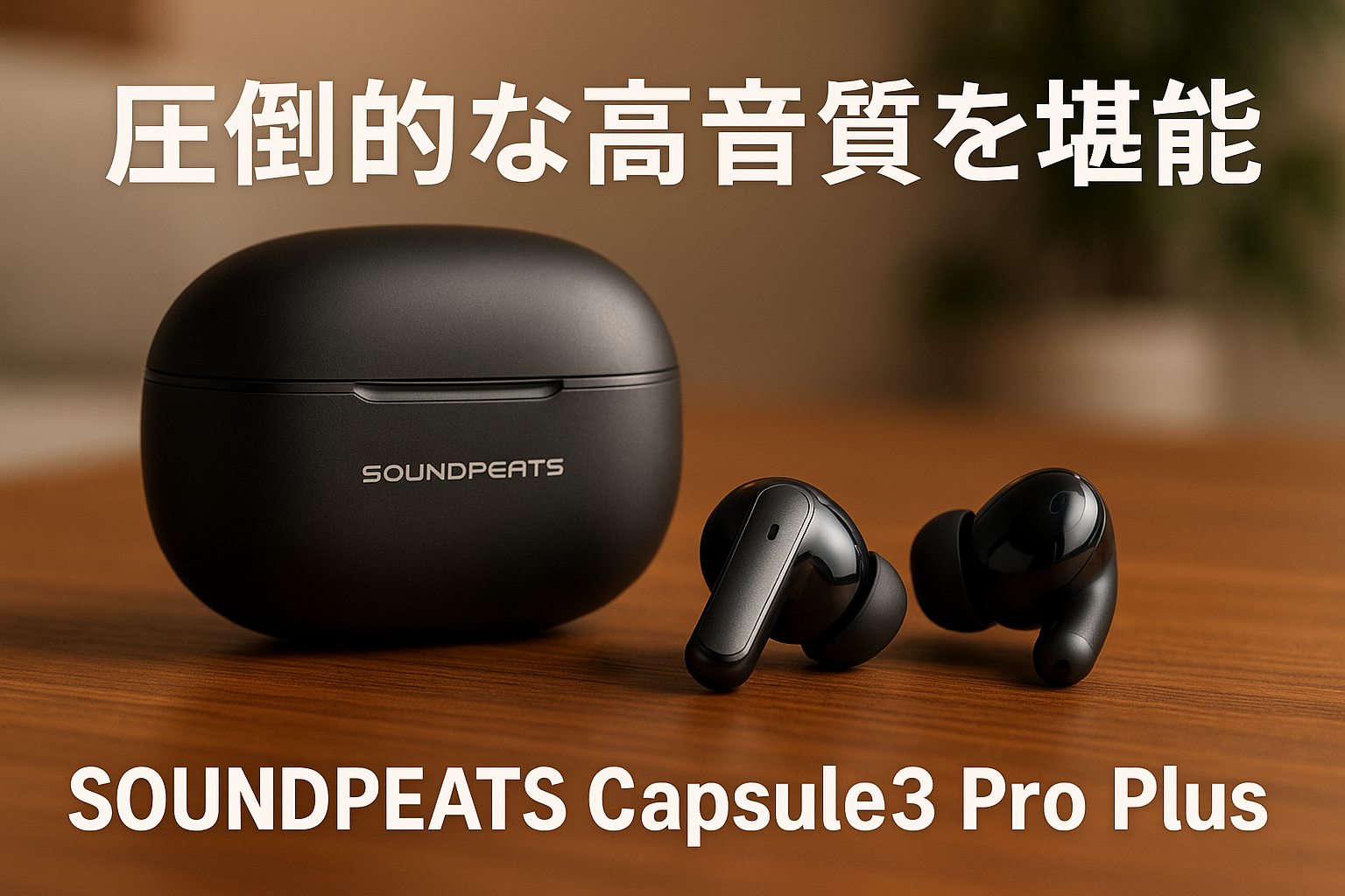 SOUNDPEATS Capsule3 Pro Plus ワイヤレスイヤホン【ノイズキャンセリング イヤホン／ハイレゾ／LDAC／MEMSドライバー／マルチポイント対応／最大43時間再生】完全ワイヤレスイヤホン Bluetooth5.3／イヤホン／専用アプリ サウンドピーツ 技適認証取得