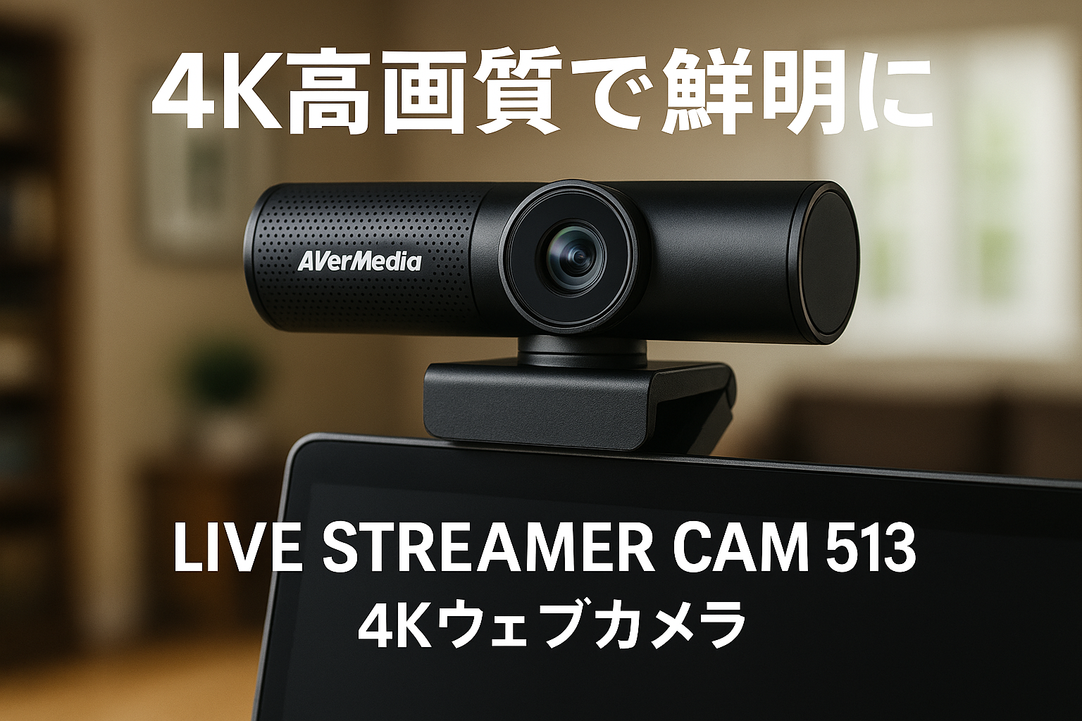 AVerMedia LIVE STREAMER CAM 513 4Kウェブカメラ PW513 CM912