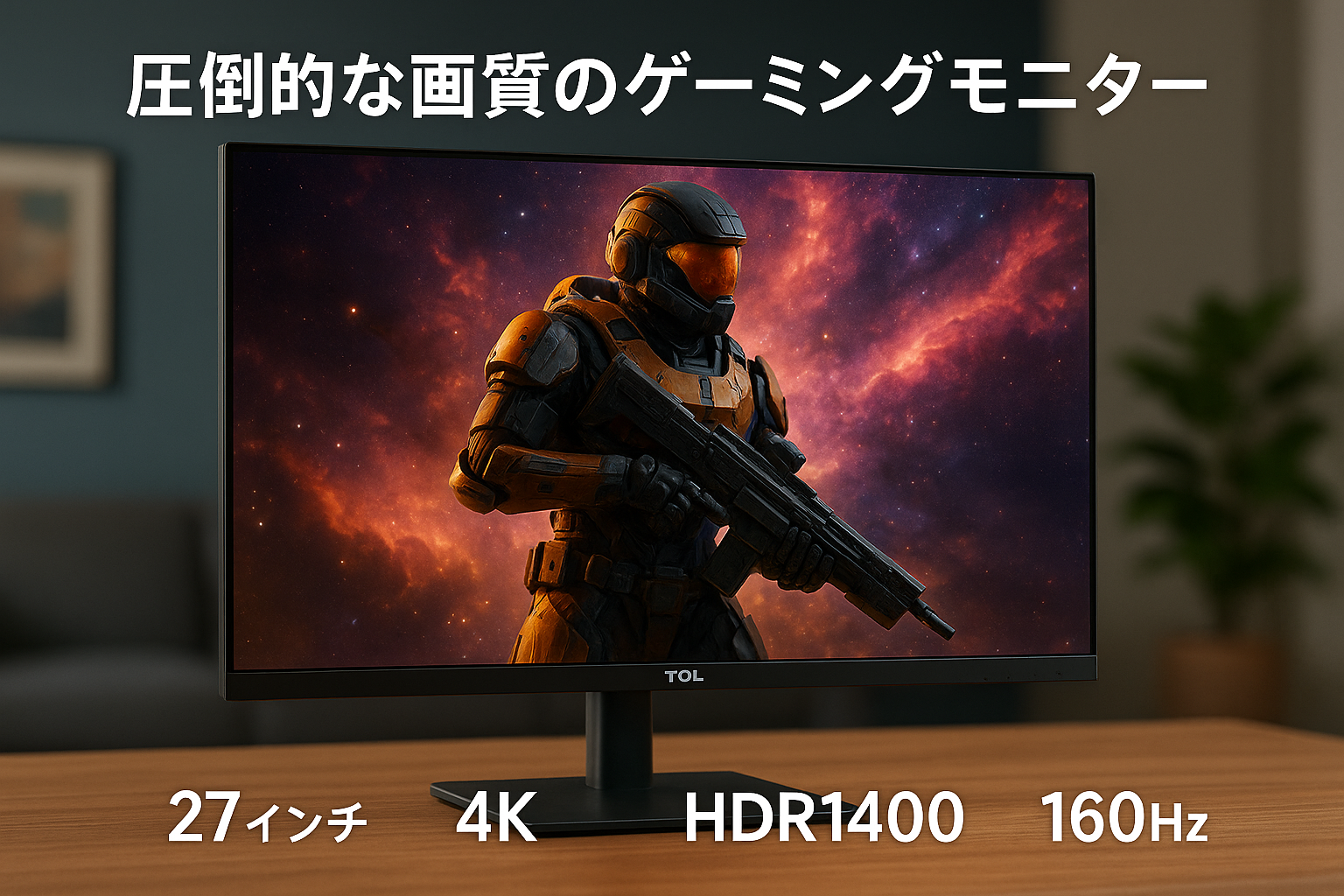 TCL 量子ドットMini LED モニター 27インチ 27R83U 4K 160Hz HVAパネル 1ms 非光沢 HDR1400 Pantone認証 HDMI2.1 DP 簡単接続 同時作業 縦横回転 高さ調節 Type C 90W スピーカー内蔵 FreeSync ブルーライト軽減 ゲーミングモニター