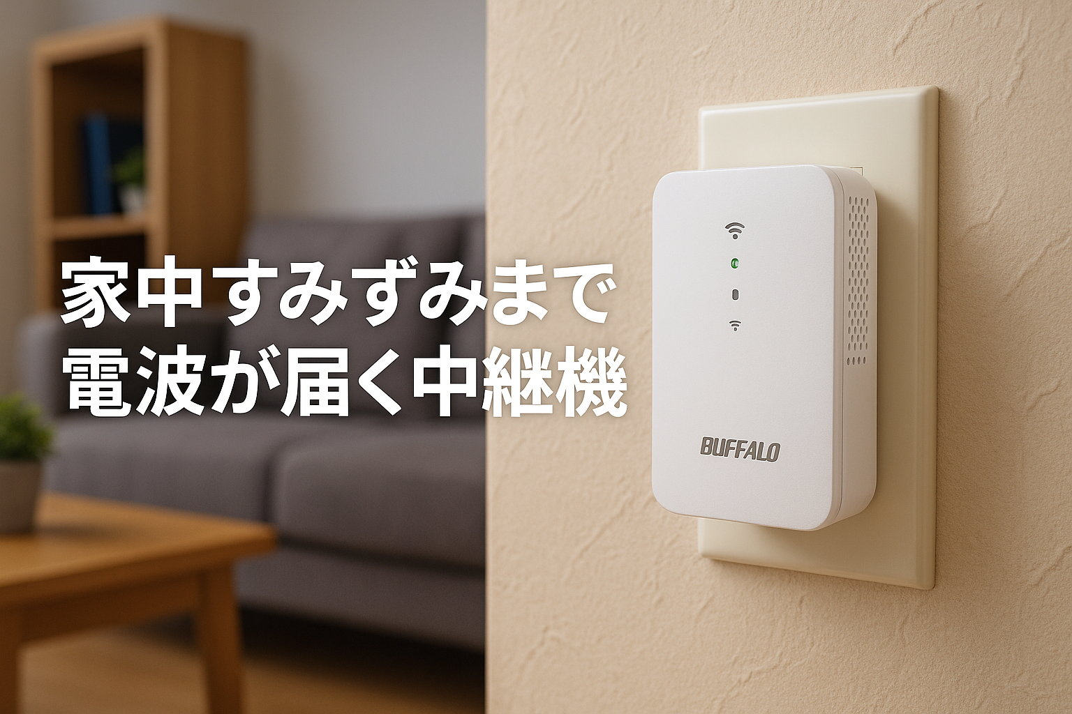 バッファロー WiFi 無線LAN 中継機 Wi-Fi 5 11ac 866 + 300 Mbps ハイパワー コンセント直挿し コンパクトモデル 簡易パッケージ 日本メーカー 【 iPhone 16 / 15 / 14 / 13 / Nintendo Switch / PS5 動作確認済み 】 エコパッケージ WEX-1166DHPL/N