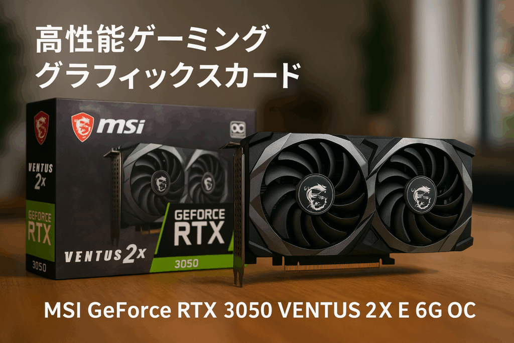 MSI GeForce RTX 3050 VENTUS 2X E 6G OC グラフィックスカード VD8926