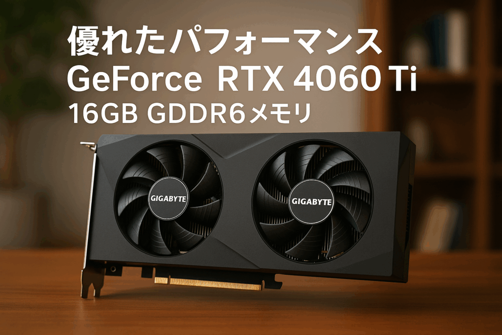 GIGABYTE NVIDIA GeForce RTX4060Ti 搭載 グラフィックボード GDDR6 16GB【国内正規代理店品】 GV-N406TWF2OC-16GD