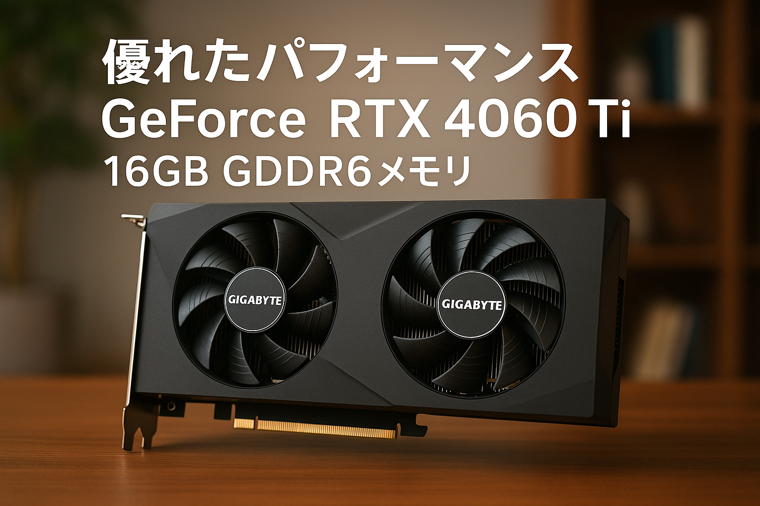 GIGABYTE NVIDIA GeForce RTX4060Ti 搭載 グラフィックボード GDDR6 16GB【国内正規代理店品】 GV-N406TWF2OC-16GD
