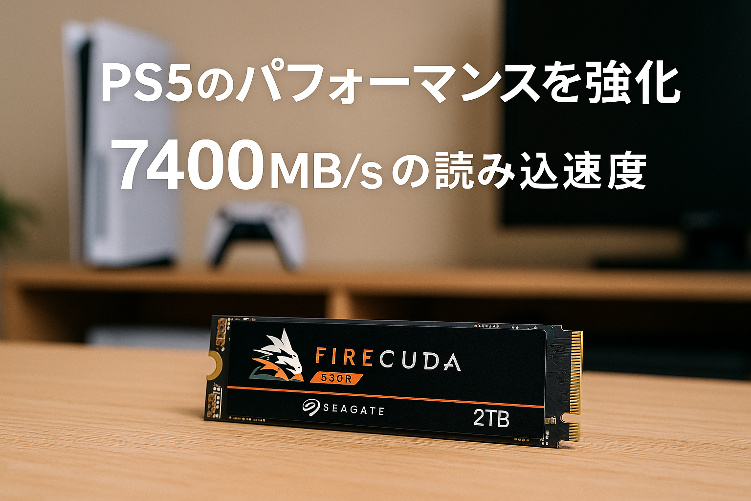 Seagate FireCuda 530R M.2 内蔵 SSD【PS5 動作確認済み】 2TB PCIe Gen4 x4 読取速度 7400MB/s 5年保証 + 代理店保証6ヵ月 正規代理店 ZP2000GM3A063/EC