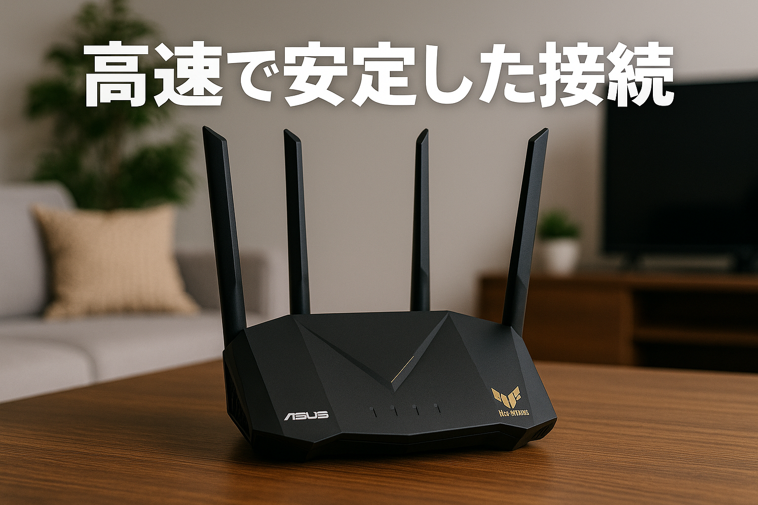 ASUS WiFi TUF-AX4200 無線 ルーター 最新規格WiFi6 3603+574Mbps v6プラス/ OCNバーチャルコネクト対応 デュアルバンドゲーミング。 2.5G WANポート 2.0GHzクアッドコアCPU メッシュ/セキュリティ機能付 3階建4LDK