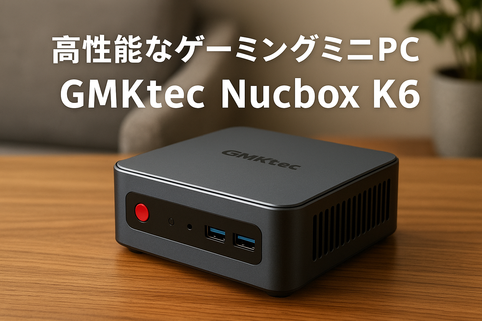 GMKtec Nucbox K6 ミニPC AMD Ryzen 7 7840HS ゲーミング ミニpc DDR5 5600MHz 16GB 1TB PCIe 4.0 SSD Radeon 780M ゲームミニパソコン,4MN AIチップ搭載|2x2.5Gbps LAN|WIFI 6E|HDMI2.1 |DP1.4|USB4 4K@60Hz |Windows 11 Pro 小型pc