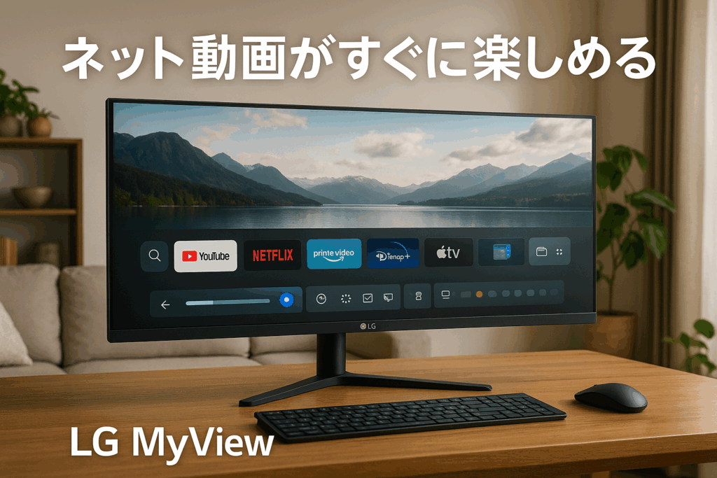 LG スマートモニター MyView Smart Monitor 34SR60QC-B 34インチ/3440×1440/100Hz/webOS/sRGB 99%/HDR/アンチグレア/Miracast/AirPlay 2/チューナーレステレビ/ 3年安心・無輝点保証