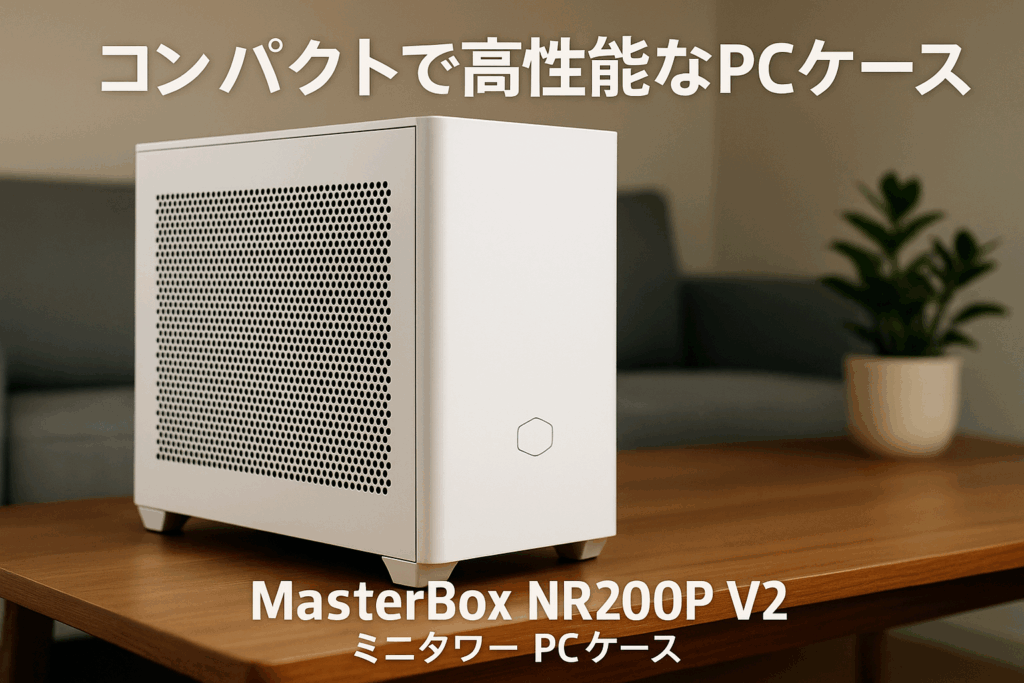 Cooler Master MasterBox NR200P V2 White Mini-ITXマザーボード・SFX-L電源対応 ミニタワー PCケース NR200PV2-WCNN-PSE CS8988