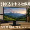 Dell SE2225H-A 21.5インチ モニター(5年保証/FHD/VA,非光沢/HDMIx1,VGAx1/傾き調整)