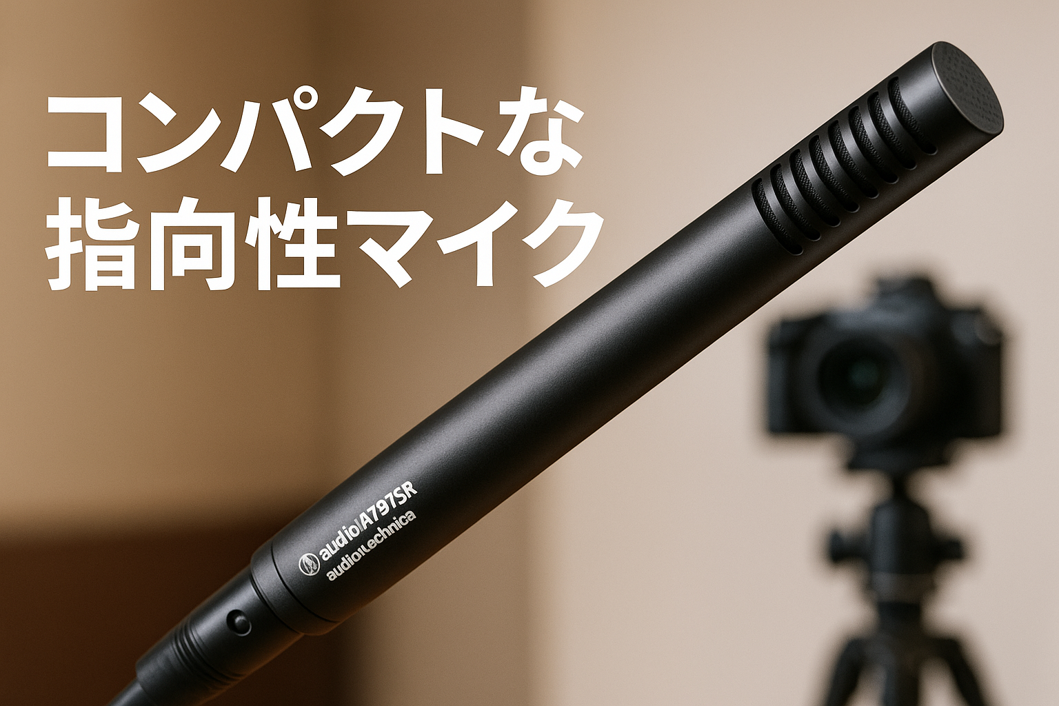 オーディオテクニカ AT875R ショットガンマイク XLR コンデンサーマイク ファンタム電源 放送 制作 カメラ 【国内正規品】