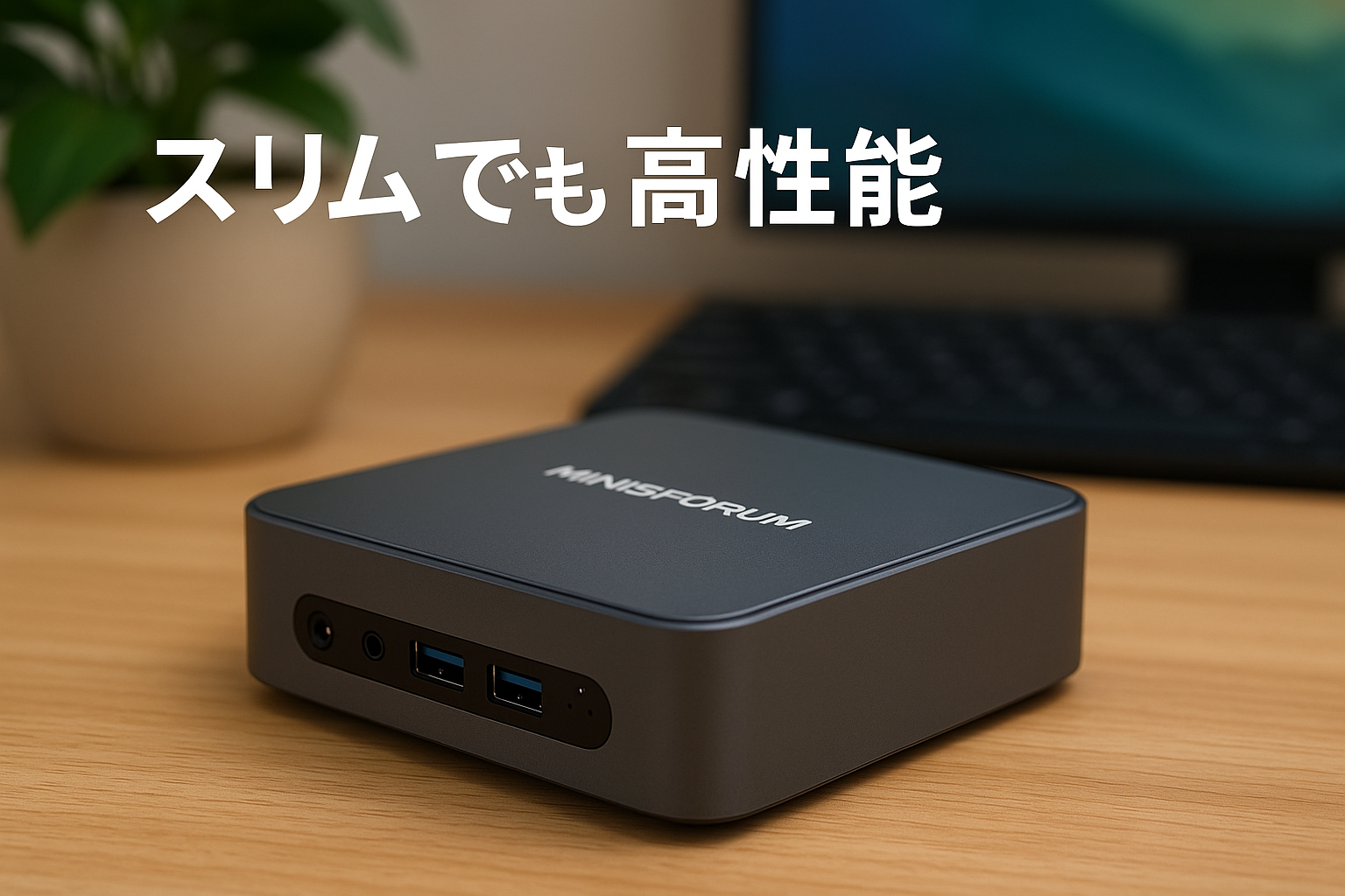MINISFORUM UM760Slim ミニpc AMD Ryzen 5 7640HS DDR5-5600MHz 16GB 1TB SSD Windows 11 Pro小型pc Radeon 760M グラフィック HDMI2.1 |DP1.4|USB4 4K@60Hz トリプルディスプレイ出力 2.5Gbps LAN/Wi-Fi6E/BT5.3 ミニパソコン