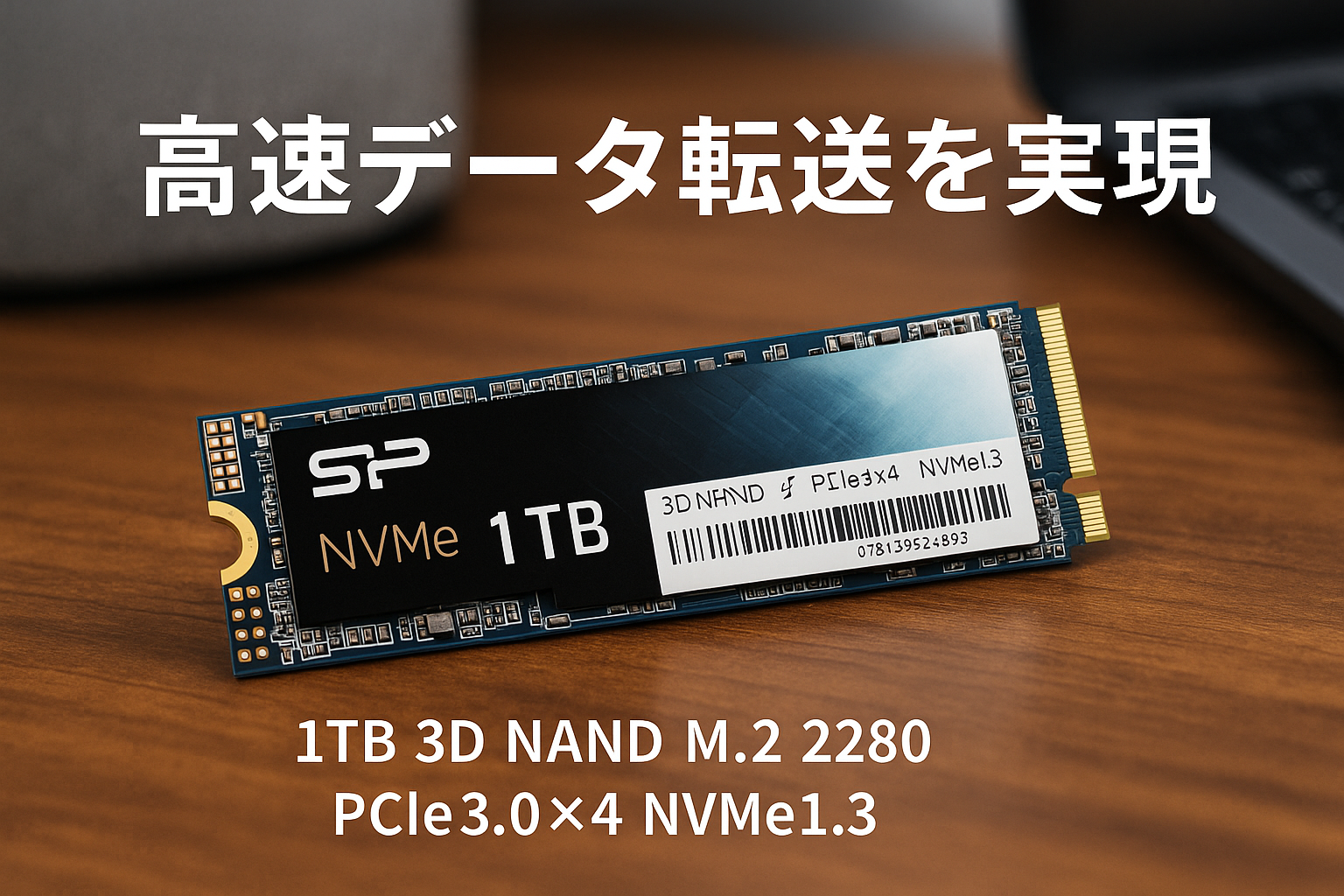 シリコンパワー SSD 1TB 3D NAND M.2 2280 PCIe3.0×4 NVMe1.3 P34A60シリーズ 5年保証 SP001TBP34A60M28 ブラック