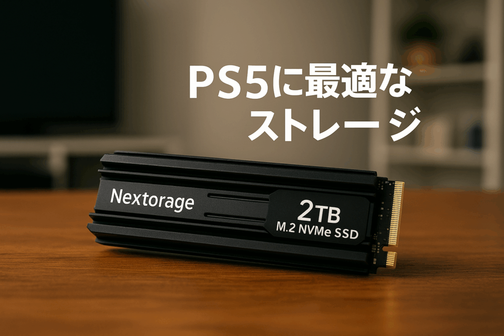 Nextorage NEM-PAシリーズ 2TB PS5対応 新型PS5/PS5 Pro動作確認済ず ヒートシンク一体型 M.2 2280 PCIe Gen 4.0 x 4 NVMe 内蔵SSD 最大転送速度7.400MB/s 2000GB ネクストレージ 内蔵SSD PS5 日本メーカー NEM-PAB2TB/N