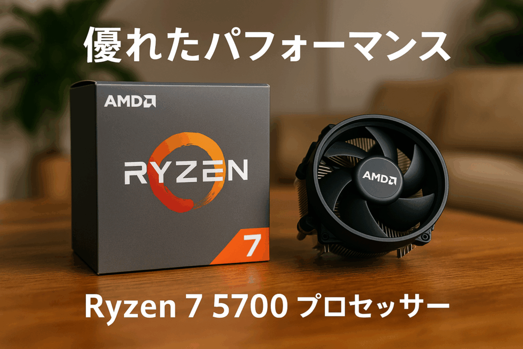 AMD CPU Ryzen 7 5700 with Wraith Spire Cooler AM4 3.7GHz 8コア / 16スレッド 20MB 65W 正規代理店品 100-100000743BOX
