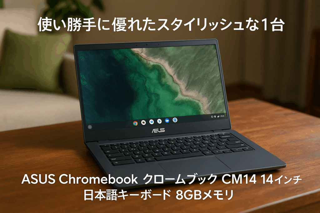 ASUS Chromebook クロームブック CM14 14インチ 日本語キーボード 8GBメモリ 重量1.45kg ゼロタッチ登録対応 カードリーダー搭載 グラヴィティグレー CM1402CM2A-NK0107