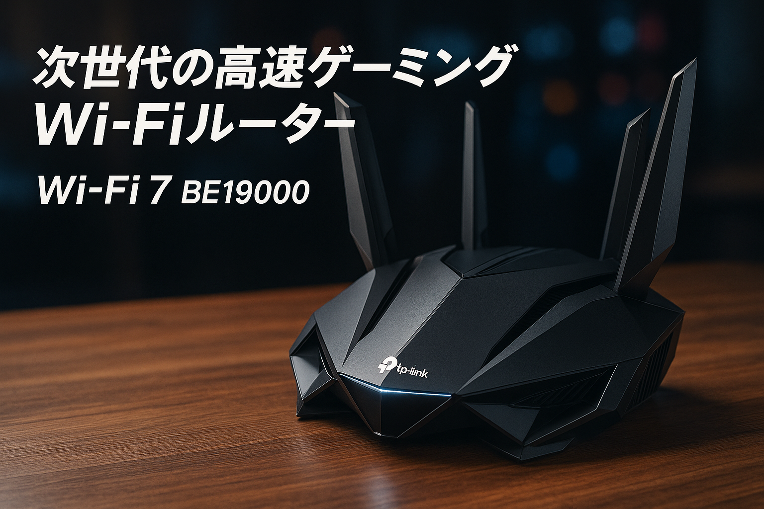 TP-Link ゲーミング WiFi ルーター Wi-Fi 7 BE19000 QoS EasyMesh 10Gポート 11520Mbps (6GHz) + 5760Mbps(5GHz) + 1376Mbps(2.4GHz) WiFiルーター 無線LANルーター Archer GE800