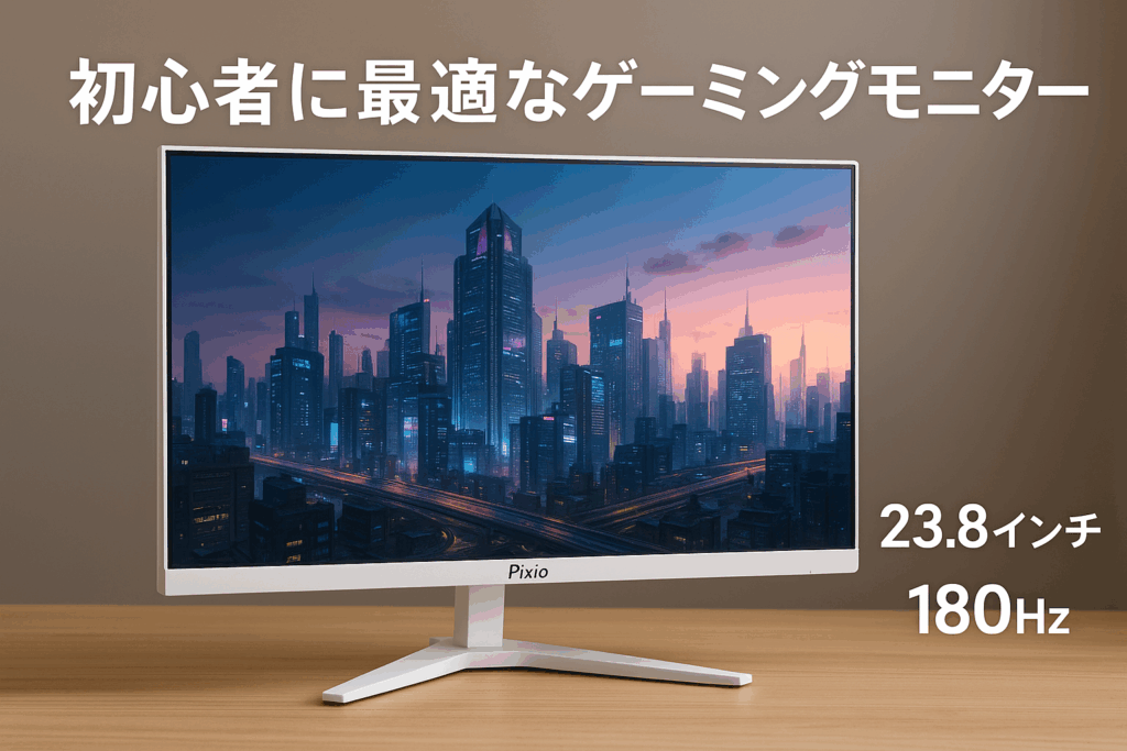 Pixio PX248 Prime Plus White ホワイト ゲーミングモニター 白 ホワイト 23.8インチ 24インチ 180Hz FHD 2年保証 初心者