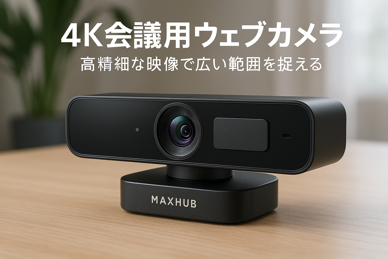 MAXHUB 会議用 Webカメラ 4K 1200万画素 120°広角 オートフレーミング 5倍デジタルズーム USB接続 レンズカバー付き 4Kデジタルズームカメラ UCW31