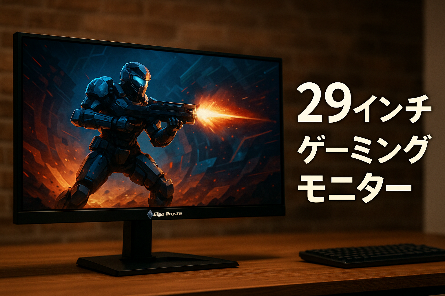 アイ・オー・データIODATA ゲーミングモニター 29インチ GigaCrysta 75Hz 1.4ms WFHD (PS5/AMD FreeSync/HDMI×2/DisplayPort/スピーカー付/3年保証/土日サポート) EX-LDGCWF291SDB