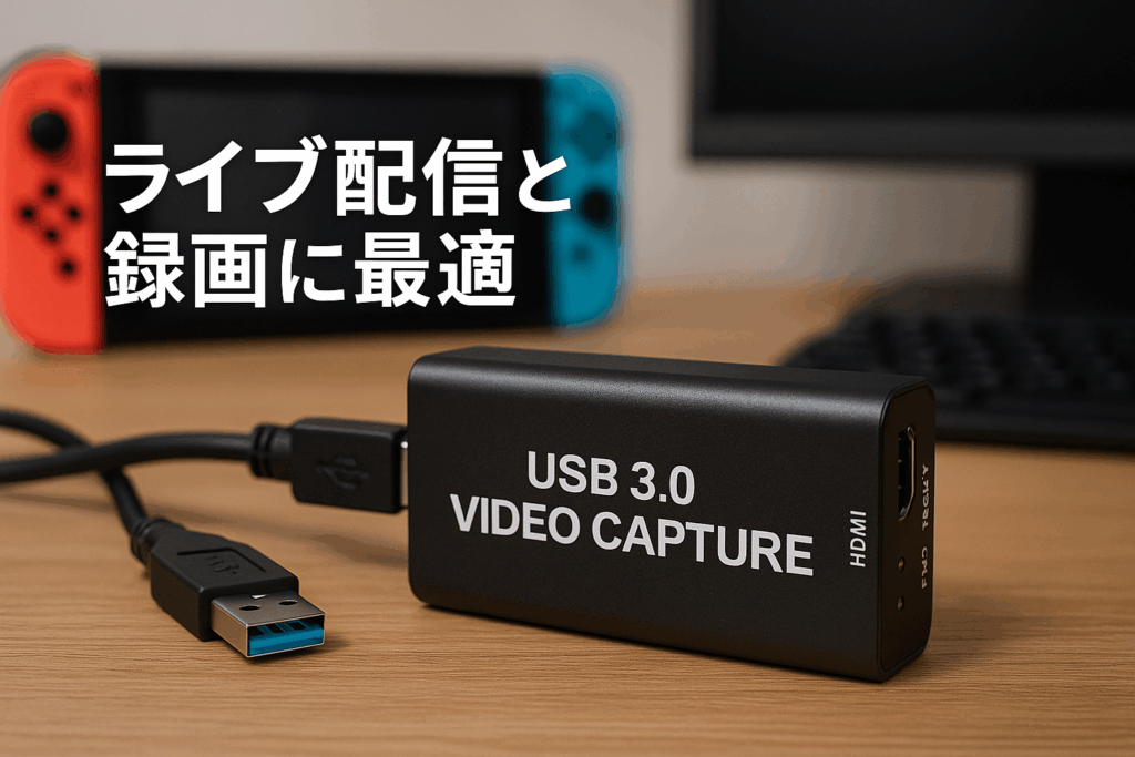 USB 3.0 ビデオキャプチャーボード switch対応(4K30FPS 入力、4K30FPS パススルー、1080P60FPS 録画 HDMI キャプチャーデバイス)、PC ゲームライブ配信録画、リアルタイムストリーミング、画面共有に適用 PS5/PS4、Xbox One、Wiiu、webカメラ対応 Win 7/8/10/11、Mac、Linux、Android に適用