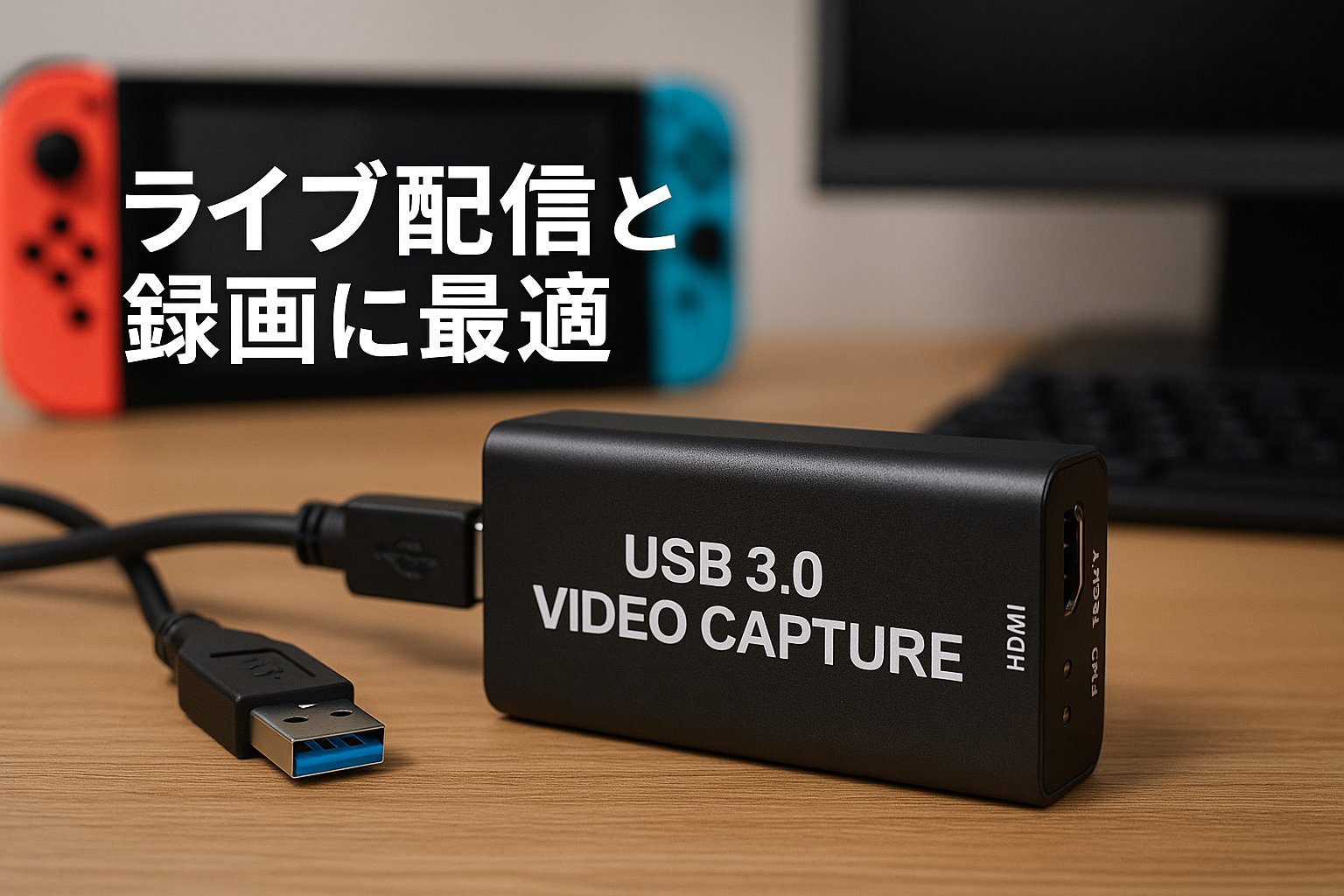 USB 3.0 ビデオキャプチャーボード switch対応（4K30FPS 入力、4K30FPS パススルー、1080P60FPS 録画 HDMI キャプチャーデバイス）、PC ゲームライブ配信録画、リアルタイムストリーミング、画面共有に適用 PS5/PS4、Xbox One、Wiiu、webカメラ対応 Win 7/8/10/11、Mac、Linux、Android に適用