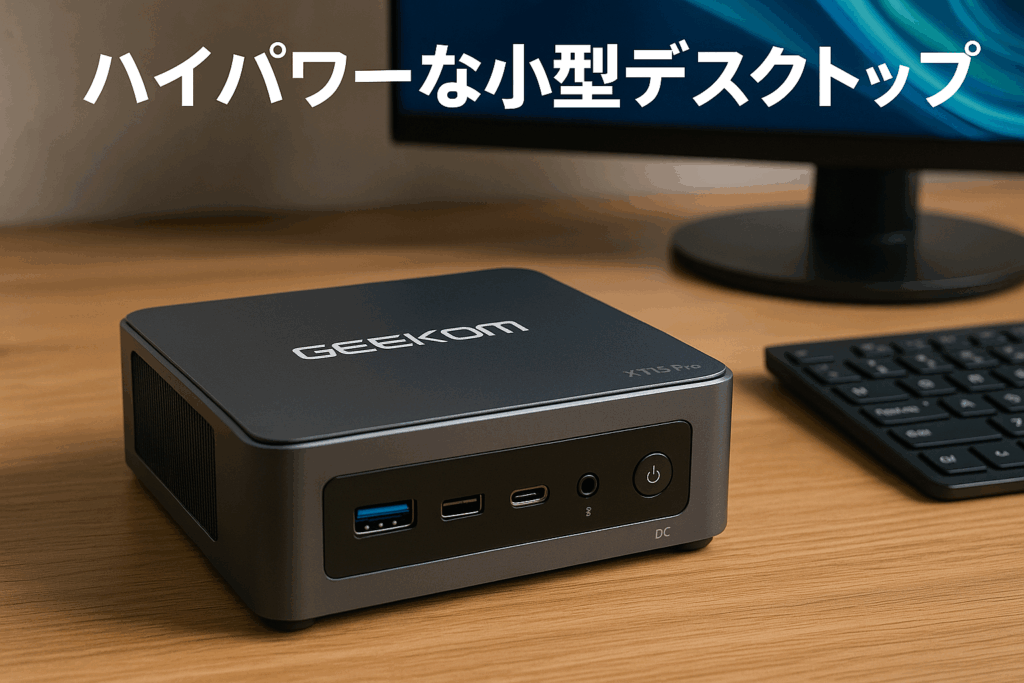 GEEKOM XT13 Pro ミニPC 第13世代 i9-13900H 14コア/20スレッド/24MBキャッシュ 最大周波数5.4GHz 32GB DDR4 3200MHz+2TB M.2 PCIe 4.0 SSD Windows 11 Pro/WIFI 6E/BT5.2 HDMI2.0/USB4.0などポート 4画面同時出力 8K@30Hz TDP 省電力