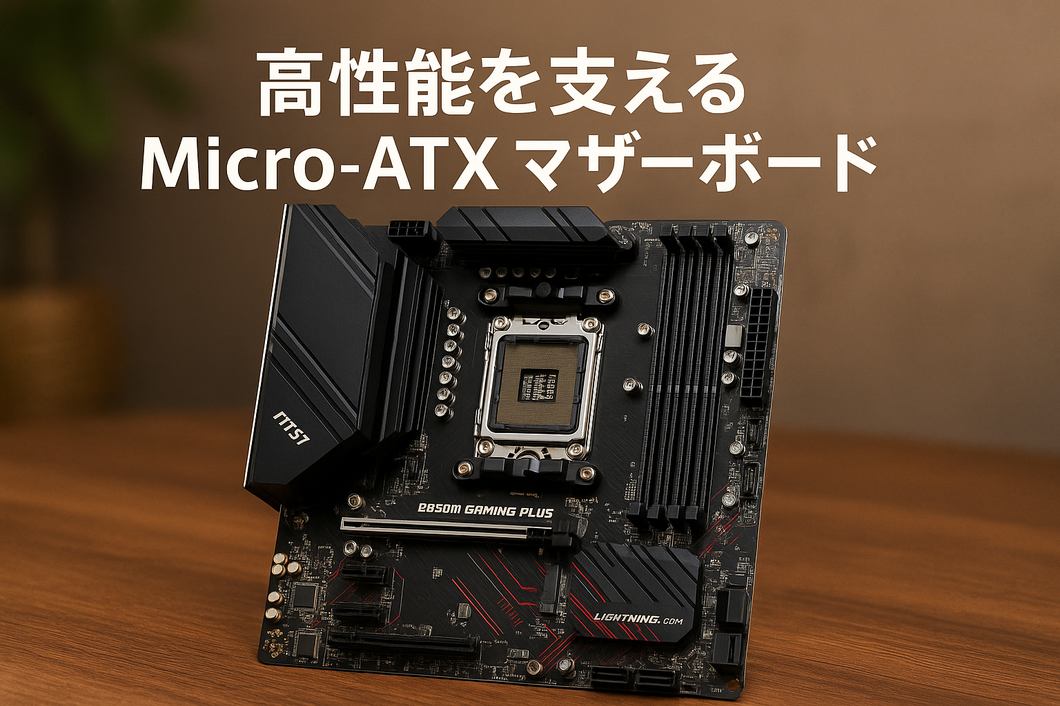 MSI B650M GAMING PLUS WIFI AMD Ryzen 7000/9000 シリーズ対応 Socket AM5 DDR5 Micro-ATX マザーボード MB6467