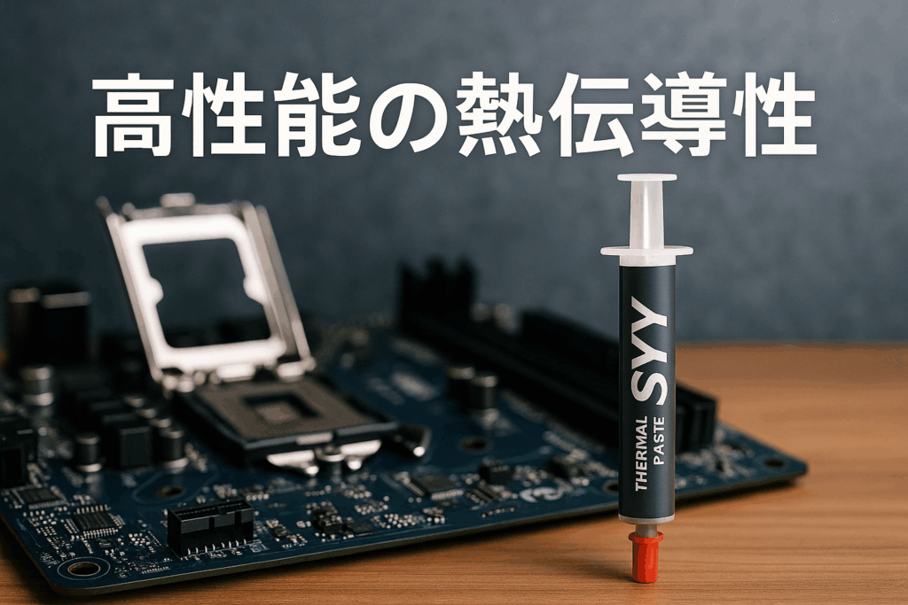 SYY サーマルペースト 3グラム CPUペースト サーマルコンパウンドペーストヒートシンク IC/プロセッサ/CPU/すべてのクーラー用カーボンベース高性能 熱インターフェース素材 CPUサーマルペースト